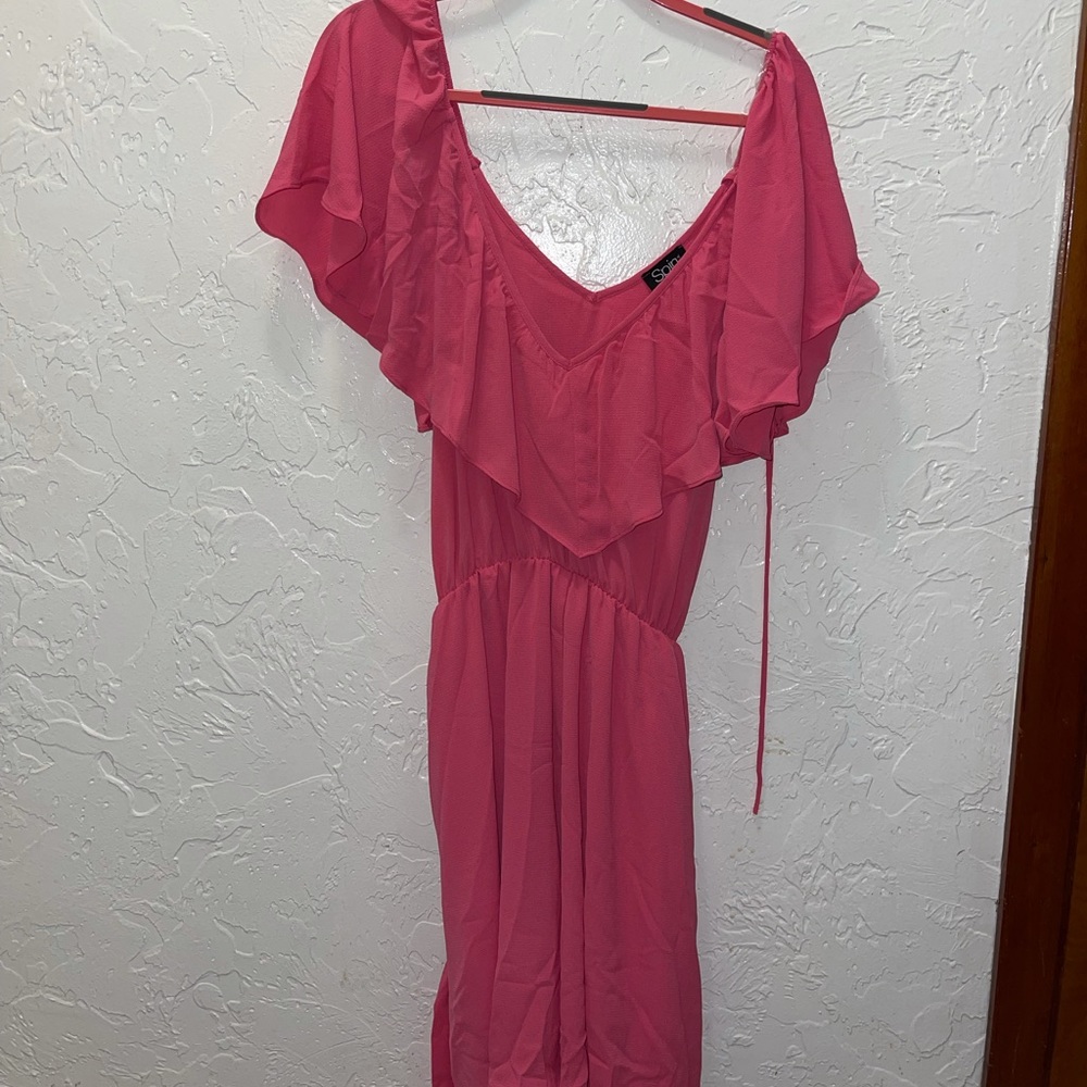Brand new! Hot Pink Sweet Persuasion Romper 3X